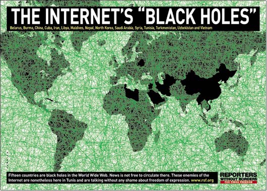 The Internet's „Black Holes”